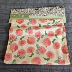 Peach Spring Table Runner